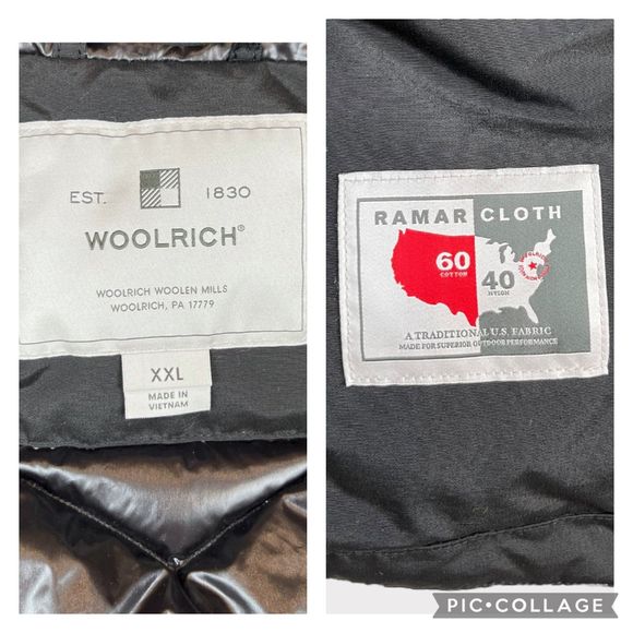 NWT Woolrich Arctic Parka in Ramar Cloth Slim Puffer Fit Jacket Women's Size XXL - Picture 14 of 14